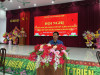 Đ/c Phạm Xuân Minh - Bí thư Đảng ủy triển khai các nội dung tại hội nghị