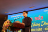 Ông Phan Thanh Hải, Giám đốc Sở VH&TT tỉnh Thừa Thiên Huế phát biểu tại hội diễn