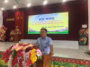 Đ/c Nguyễn Vinh Quang, Phó chủ tịch UBND xã thông qua dự thảo quy hoạch chung