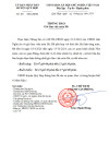 Thông báo của UBND huyện Quỳ Hợp