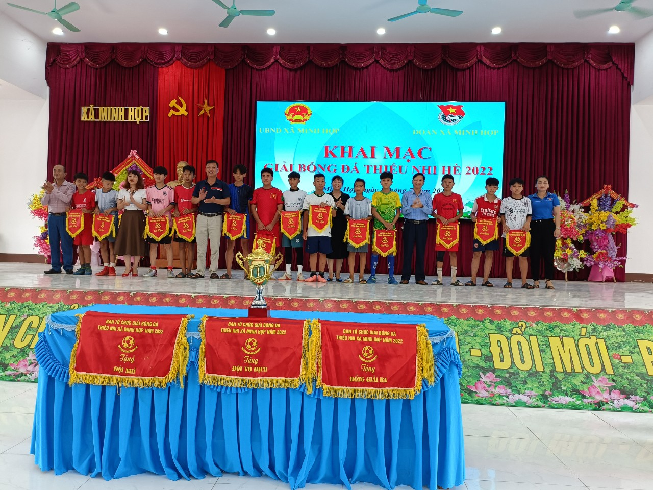 Minh Hợp: Khai mạc giải bóng đá thiếu nhi hè năm 2022